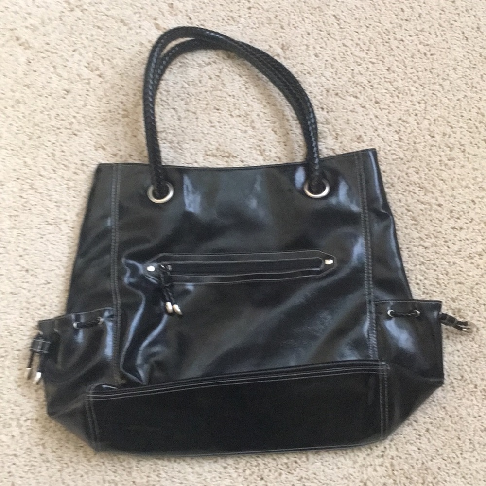 Merona Faux Leather Tote - Picture 1 of 5